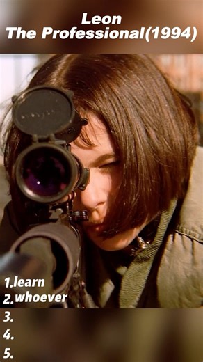 Léon: The Professional — Léon Teaches Mathilda How to Focus 🎯