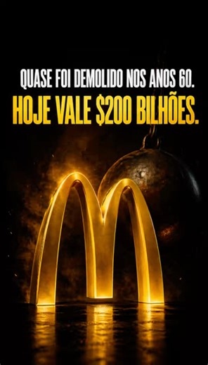Os arcos dourados do McDonald’s quase foram demolidos. Um psicólogo os salvou.