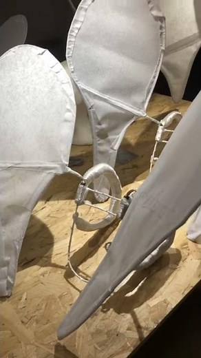 How to make wings tuto diy wire frame samba costume backpiece backpack costeiro splendeur gabrielle