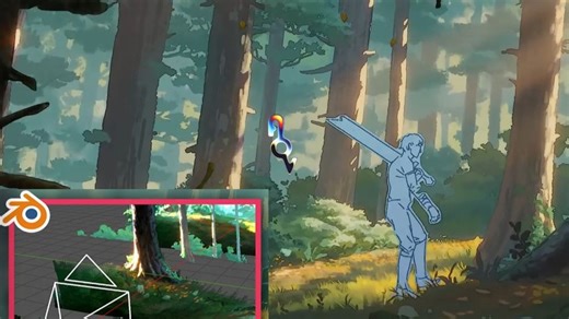 一个视频解决Blender中制作3D动画背景的最佳方案