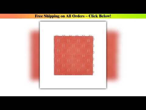 SucceBuy Garage Tiles Interlocking 12 x 12 x 0.53 in 50 Pack Garage Floor Covering Tiles Non-Slip