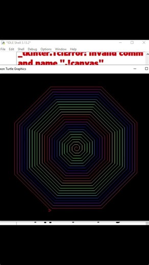 Galaxy tunnel effect #pythonprogramming #codinglife #0xhax0r