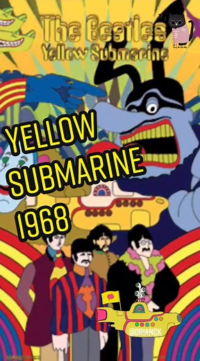 17-07-1968 se estrena el Film Animado de #thebeatles 🟡El Submarino Amarillo🟡 #yellowsubmarine #pepperland