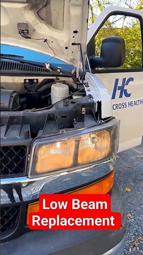 Chevy Express Van Low Beam Replacement #mechanic #automotive #chevyexpress