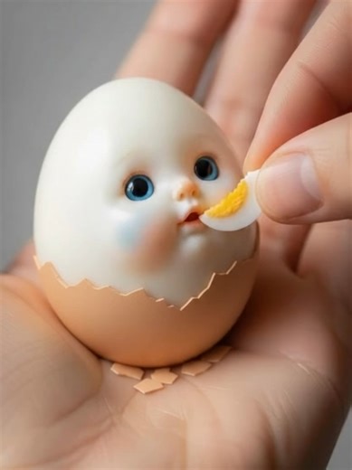 Egg with a Baby Face