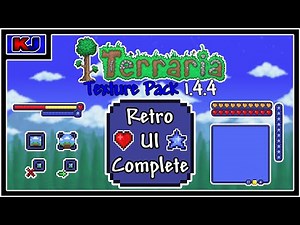 Terraria 1.4.4 Texture Pack - 🟥 Retro UI Complete 🟦 - Preview