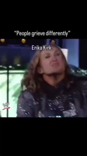 @ellixvirgo on Instagram: "Yeah.. Erika Kirk WWE style entrance... #tpusa #charliekirk #erikakirk #wwe #grieving"