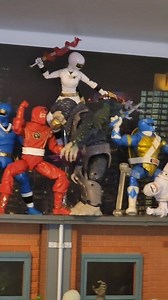 Rangers fight on the Streets if NYC joined by Alien Rangers, Street Fighters and Ninja Turtles. #newyorkssixthranger #television #90snostalgia #animation #SaturdayMorningCartoons | New York's Sixth Ranger