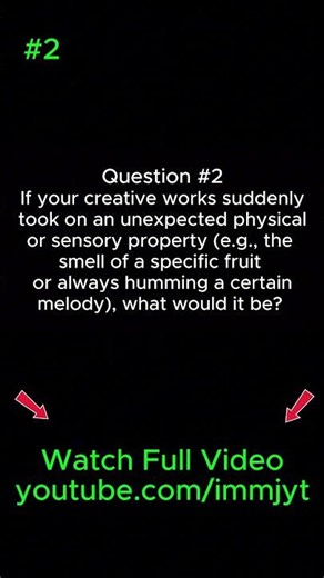10 Hypothetical Questions For Creative People #2