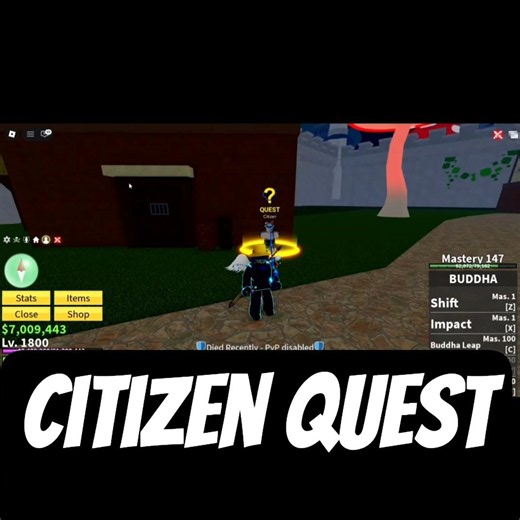 Citizen Quest #scorchedgaming #roblox #bloxfruits #citizen
