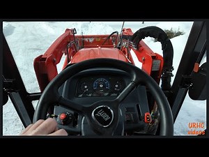 Plowing Snow With My Kioti CK2620 POV
