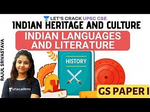 L19: Indian Languages and Literature | History & Geography of World | GS Paper 1 | Rajul Srivastava