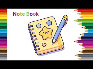 Easy Notebook Drawing for KIDS and Beginners!