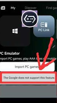 The Google does not support this feature GameHub error fixed.