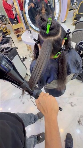 Blow dry after hair cut ❤️ | Magic of blow dryer 👀 #freshhair #hairtime #sleekhair #classyhair