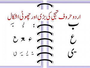 urdu harrof ki choti ashkal #urdu haroof ki adhi or puri shakal #half & full shape of urdu letters