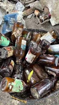 From Dirty Medicine Bottles to Reusable Glass Bottles | Amazing Recycling Process