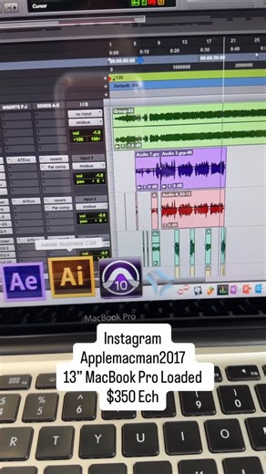 SNF Computer Services LLC. on Instagram: "AVAILABLE $350 Each 13”MacBook Pro Core i5 2.5GHz 8GB Ram 256GB SSD 2012 Model Condition Scratches, nicks and dings on body From normal use."