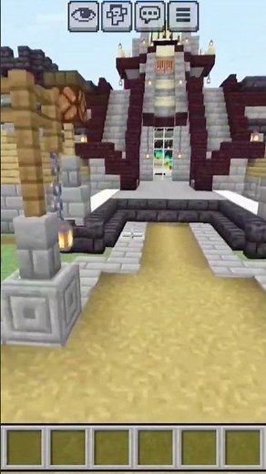 TECHNO GAMERZ CASTLE 🤯🥶 #minecraft #gameplay