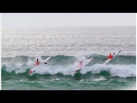 Tips On Paddling A Surfski Through Multiple Surf Breaks.