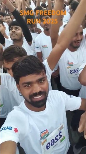 SMG FREEDOM RUN 2025 मे जुम्बा DANCE KARTE HUE #bahuchar_maa #garba #marutisuzuki #drivespark