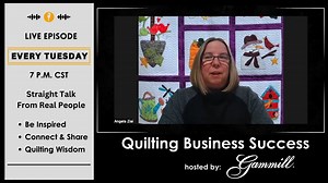Quilting Business Success Webinar Happening TONIGHT at 7 P.M. CST!...
