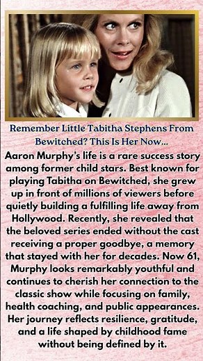 Remember Little Tabitha Stephens From Bewitched? This Is Her Now...
