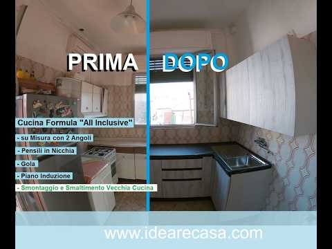 Cucina su Misura con 2 Angoli in formula "All Inclusive" a Bologna