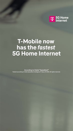 You overheard that right. T-Mobile 5G Home Internet now has the fastest 5G home internet. And just $35/mo. | T-Mobile