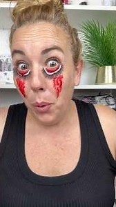 SIMPLE HALLOWEEN MAKEUP 🎃 ✨ #makeup #makeup #halloween