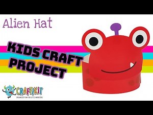 Craftikit Alien Hat - Make your own out-of-this-world cute alien crown!