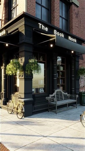 The Book Nook 3D Animation In Blender #shorts