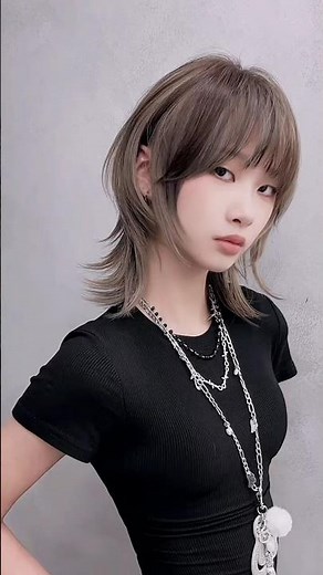 Advanced styling for the wolf cut #haircut #hairstyle
