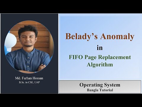 Belady's Anomaly | FIFO Page Replacement Algorithm | Operating System | Bangla Tutorial
