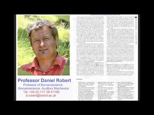 Insect Auditory Mechanisms - Prof Daniel Robert - Sep 2014