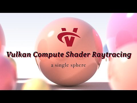 Vulkan Compute Shader Raytracing 1: A single sphere