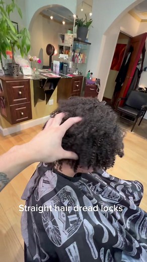 Transforming Long Straight Hair into Dreadlocks