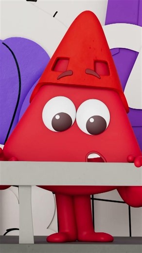 Let's Paint with Purple! | Kids Learn Colours | Colourblocks #shorts