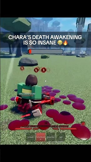 Chara is so broken…(JUMP SHOWDOWN) #jumpshowdown #roblox #foryou #undertale #chara #deltarune