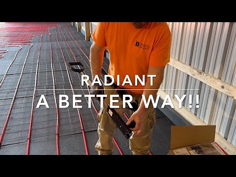 A better way to instal radiant heat in concrete!!