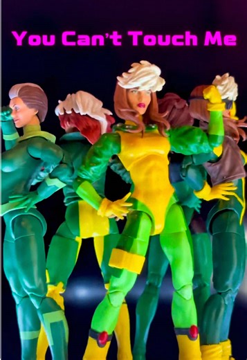 Five Marvel Legends Rogues. Five eras. One power that changes everything. You can’t touch me. #ActionFigures #marvellegends #xmen #picara #rouge @Marvel Entertainment @disneyspain