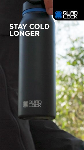 Meet the bottle that does more. Hydration meets hands-free phone mounting with the NEW Quad Lock MAG Bottle. ✔️ Mount your phone. ✔️ Take it anywhere. ✔️ Keep drinks hot or cold for hours. ✔️ Leak-proof. Adventure-ready. | QUAD LOCK