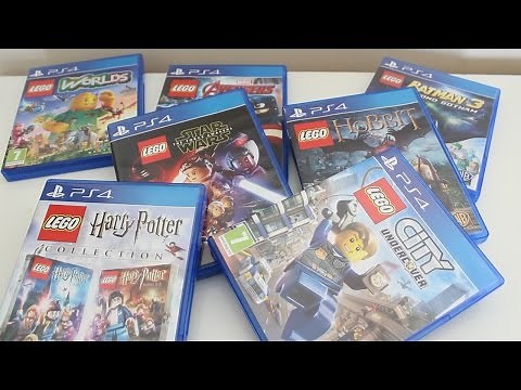 My PS4 LEGO Game Collection