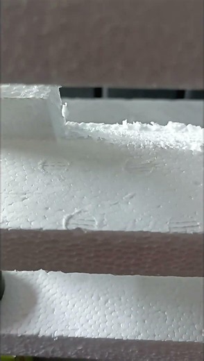 1000C metal vs styrofoam! 😱 🔥#shorts #asmr #experiment