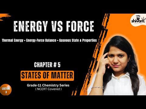 Why Do Solids, Liquids & Gases Exist? Thermal Energy vs Intermolecular Forces | Class 11 Chemistry