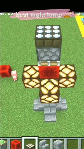 Minecraft Night Lamp Hack | Stive God Edition ✨ #minecraft #gaming #shorts #viral #reels #redstone