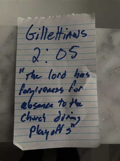 Little morning suprise for the disciple. Sorry buddy no curch today!!! Gillettians 2:05 | Eric Littlefield