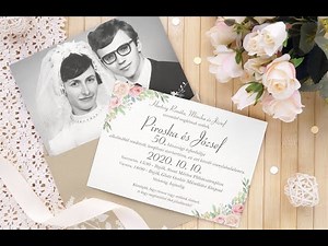 Szüleink 50. házassági évfordulója