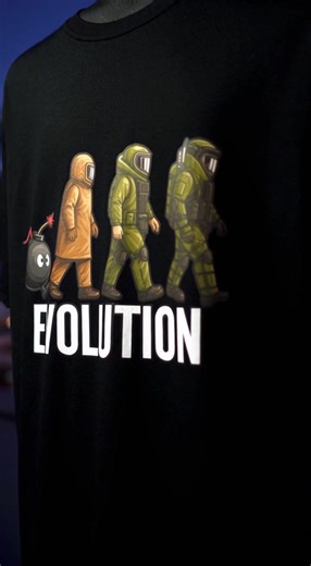 Discover the perfect blend of style and tribute with our EOD Evolution T-Shirt. This military bomb suit graphic tee is more than just apparel; it's a nod to the brave individuals who face danger head-on. Crafted with precision and attention to detail, this shirt offers both comfort and a statement. Whether you're a military enthusiast or simply appreciate unique designs, this tee is a must-have addition to your wardrobe. At just $29.99, it's an affordable way to showcase your respect and admirat