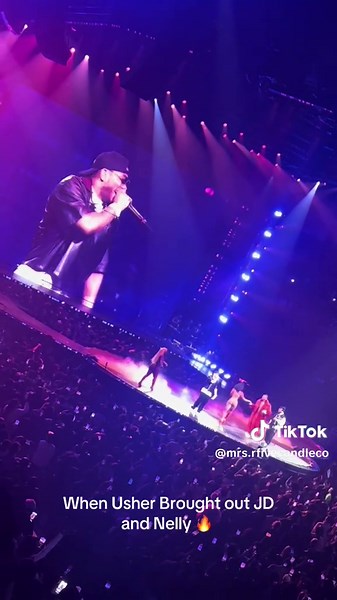Usher Brings Out JD and Nelly in Houston Concert